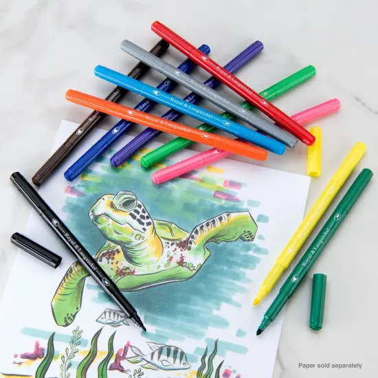 MARK-12 | Essentials&trade; 12pc Double-Tipped Color Markers {3}