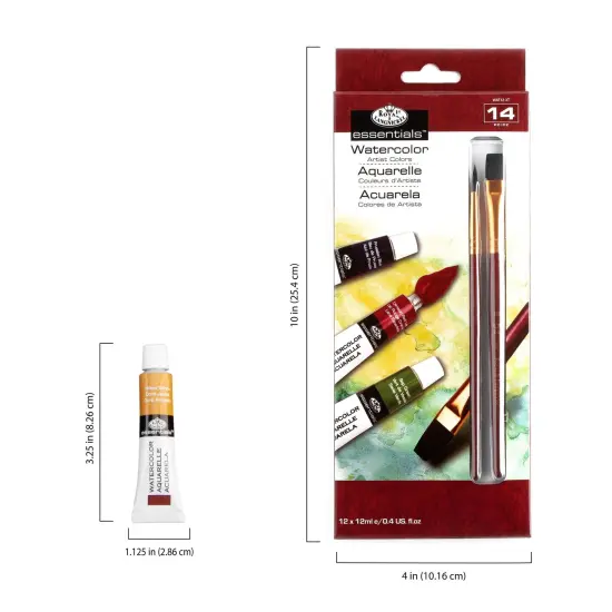 WAT Series | Watercolor Paint Packs with Brushes - 12 ml {5}