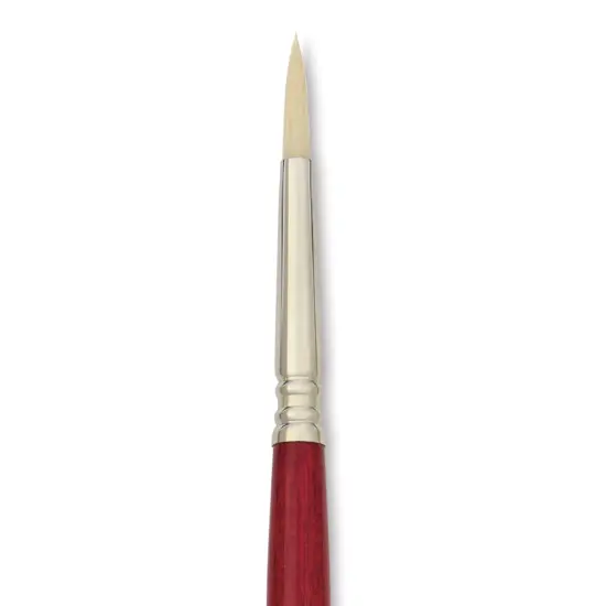 Escoda Marfil Synthetic Bristle Brushes - Series 4475 Round, Size 6, Long Handle {1}