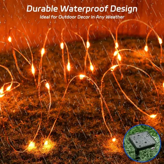 16.4ft Halloween String Lights Outdoor Waterproof {5}
