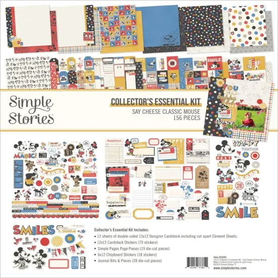 Simple Stories Say Cheese Classic Mouse 12"X12" Collector's Essential Kit {1}