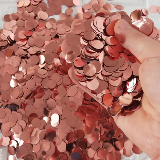 Purple - Foil Glitter Confetti Dots {2}