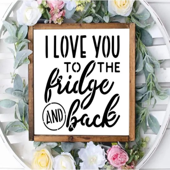 Farmhouse Stencils for Painting on Wood Kitchen Paint Stencils (25 Kitchen) {6}