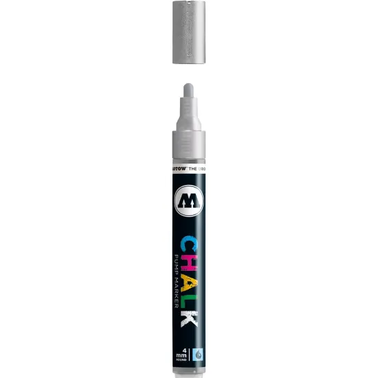 4mm Metallic Silver Chalk Marker {1}