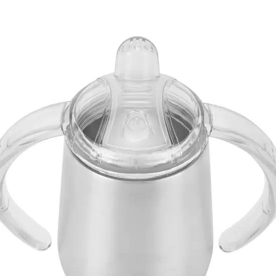 8 oz Stainless Steel Sippy Cup {3}