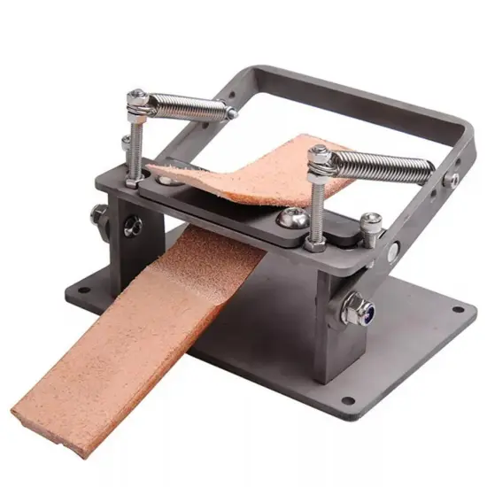 Leather Splitter Manual Leather Skiver Peeler Leather Paring Peeling Machine DIY {1}