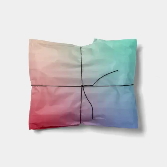 Gradient Blocks Gift Wrap IV {1}