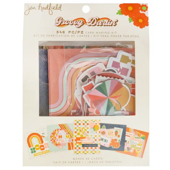 Jen Hadfield Groovy Darlin' Card Making Set-Makes 20 {1}