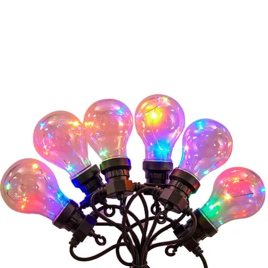 Kurt Adler 40-Light Edison Bulb Set with Multi-Colored Fairy Lights {1}