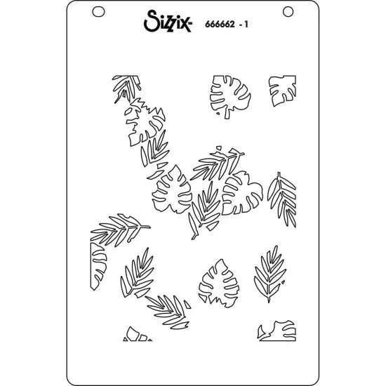 Sizzix Layered Stencils A6 By Catherine Pooler 4/Pkg-It's A Jungle Out There {5}
