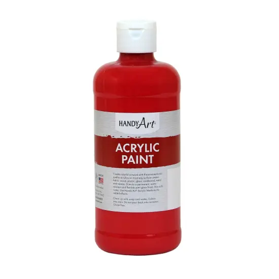 Acrylic Paint 16 oz, Brite Red {1}