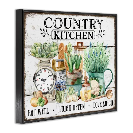 Stupell Industries Country Kitchen Still Life Framed Giclee Wall Art Design by Creatif Belle {3}