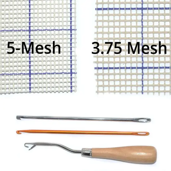 5 Mesh Rug Canvas for Latch Hooking, Locker Hooking {3}