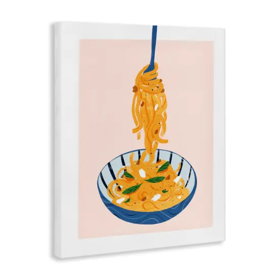 Stupell Industries Modern Pasta Bowl Canvas Wall Art Design by Marina Astudillo {3}