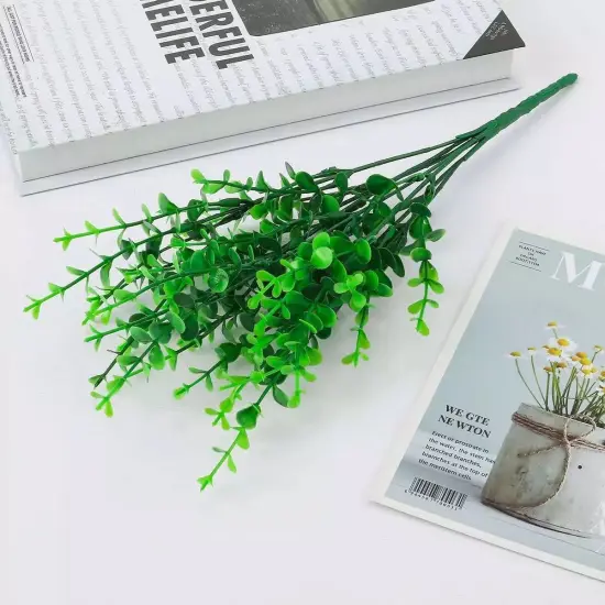 Artificial Eucalyptus Stems Plants Greenery Decor Leaves {4}