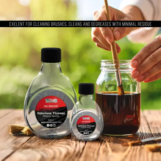 Odorless Mineral Spirits Thinner, 500ml Container {6}