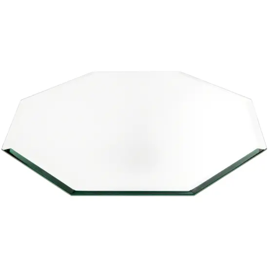 Plymor 14" Octagon, 5mm Thick Beveled Glass Mirror {1}