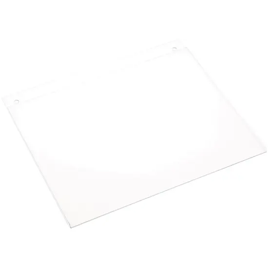 Plymor Clear Acrylic Sign Display / Literature Holder (Wall-Mount), 11" W x 8.5" H {2}