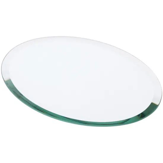 Plymor 7" x 9" Oval, 5mm Thick Beveled Glass Mirror {1}