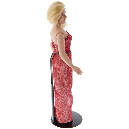 Plymor DSP-70B Black Adjustable Doll Stand, fits 12, 13, 14, 15, 16, and 17 inch Dolls or Action Figures, Waist is 2.25" - 2.75" wide, 6" - 8" around {3}