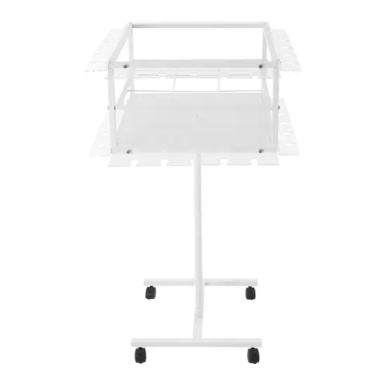 Mobile Wine Rack Wine Glass Holder Party Wine Glass Holder 40 Goblets 9 Bottles {1}