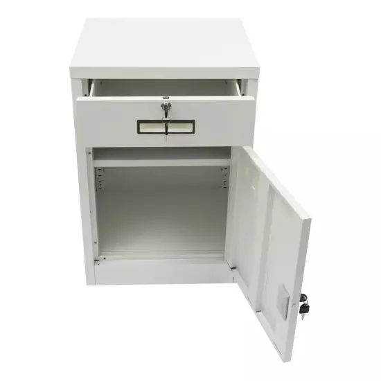 Filing Cabinet for Office Metal with Lock Vertical File Storage Cabinet w/Drawer {1}