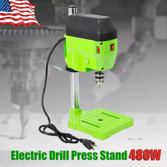 BG-5166A Wood Metal Drill 2-Speed Press Stand Drilling Machine DIY Work Bench {4}