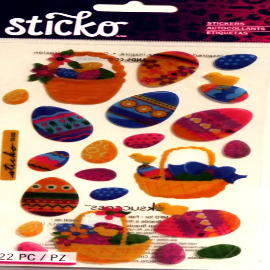 Sticko Easter Eggs Spring Stickers {1}