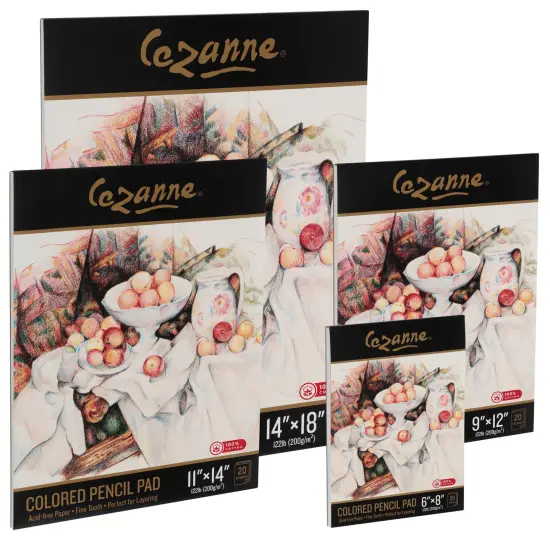 Cezanne 100% Cotton Colored Pencil Pad - Multipacks {3}