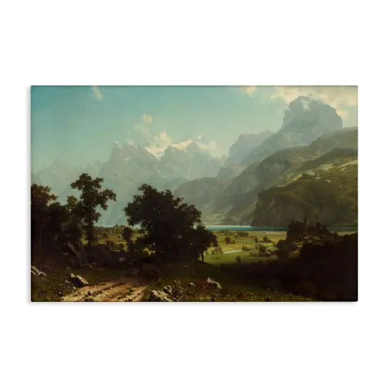 Stupell Industries Classical Bierstadt Lake Lucerne Canvas Wall Art Design by one1000paintings {1}