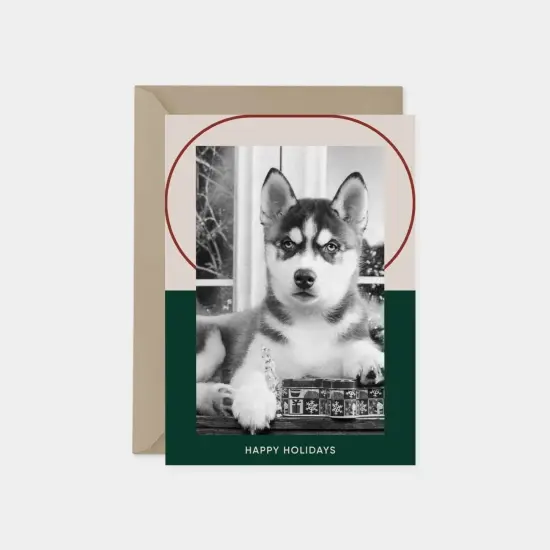 Big Geo Holiday Photo Card XIV {1}