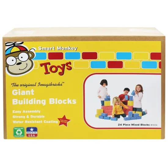 ImagiBRICKS&trade; Giant Building Block Set, 24 Pieces {1}
