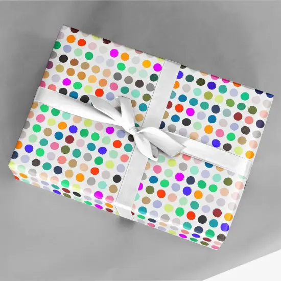 Colorful Dots Gift Wrap {1}
