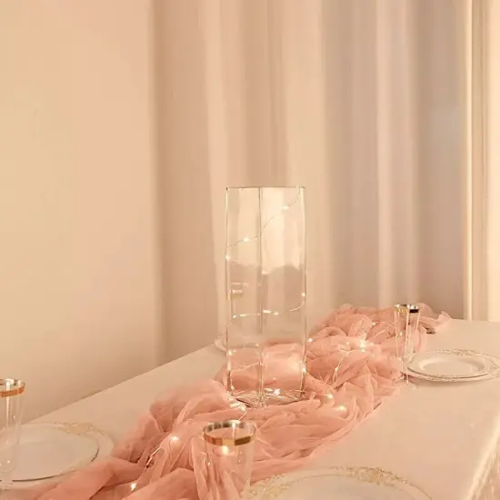 6 Clear 16-Inch Square GLASS FLOWER VASES Wedding Party Centerpieces Supplies {3}