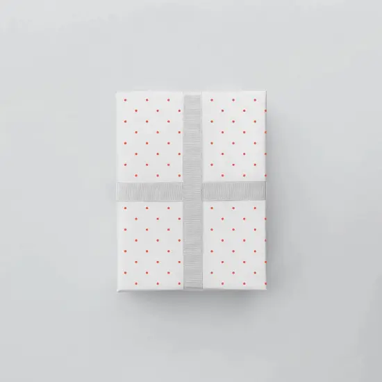Vintage Red Dot Gift Wrap {3}