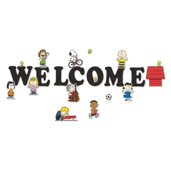 Peanuts&reg; Giant Welcome Bulletin Board Set, 22 Pieces {1}