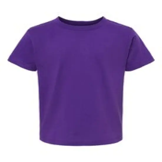 BELLA + CANVAS&reg; Toddler Crewneck Short Sleeve Jersey T-Shirt Team purple {2}