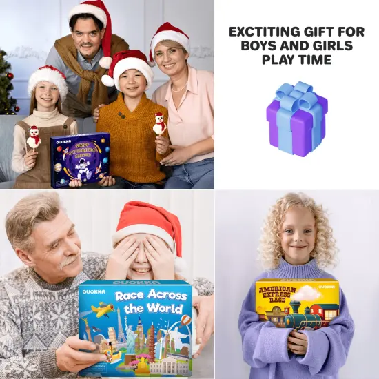 3x Set Learning Board Games for Kids | Trivia Cards {6}