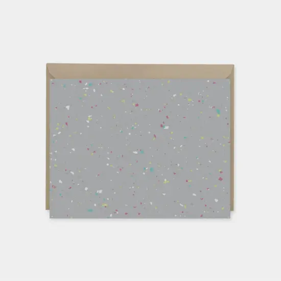 Flecked Cards, Blank Thank You Card, {7}
