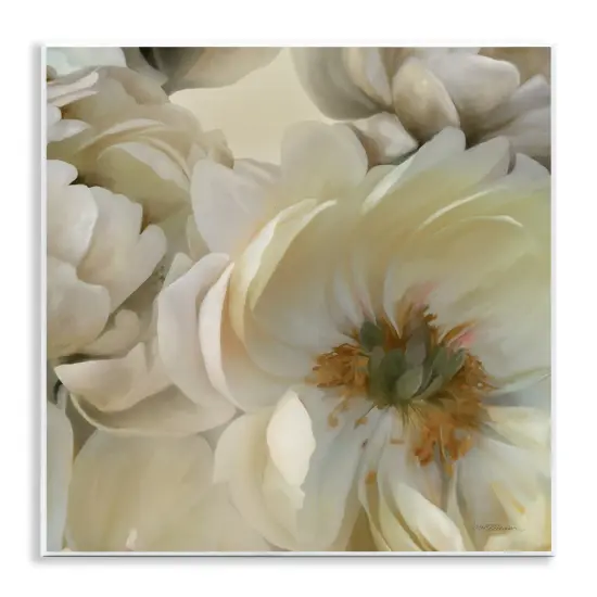 Stupell Industries Curled Magnolia Petals Wall Plaque Art Design by Carol Robinson {1}