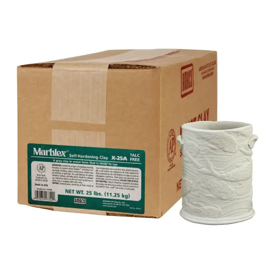 Marblex&trade; Self-Hardening Clay, Gray, 25 lbs. {1}
