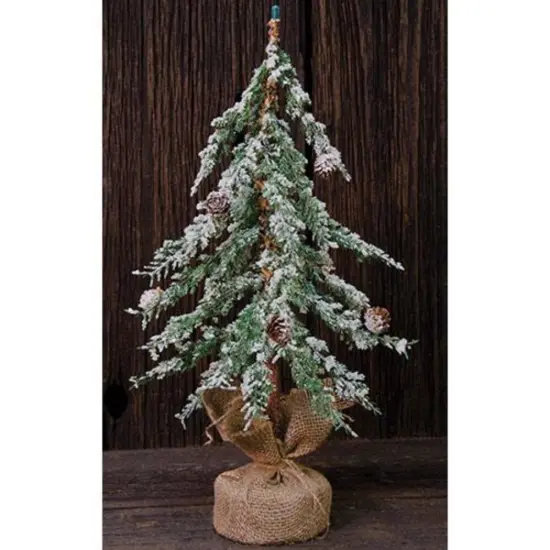 Icy Wispy Christmas Tree 18" {1}