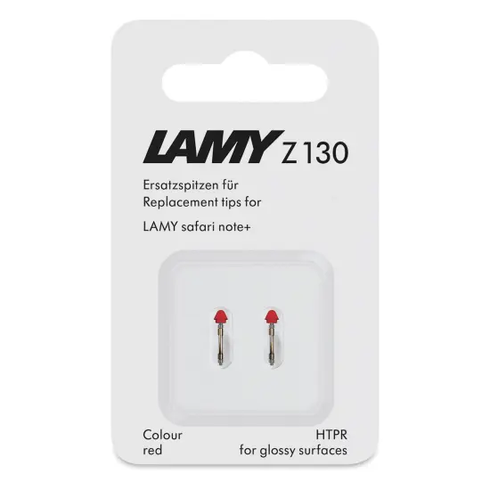 Lamy Safari Note+ Stylus Pen Replacement Tips - Red, Medium, Pkg of 2 {1}