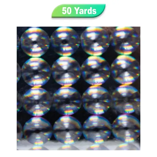 Creative Vinyl - Fantasy Holo Bubbles Film 24" 10 Silver Bubbles {1}