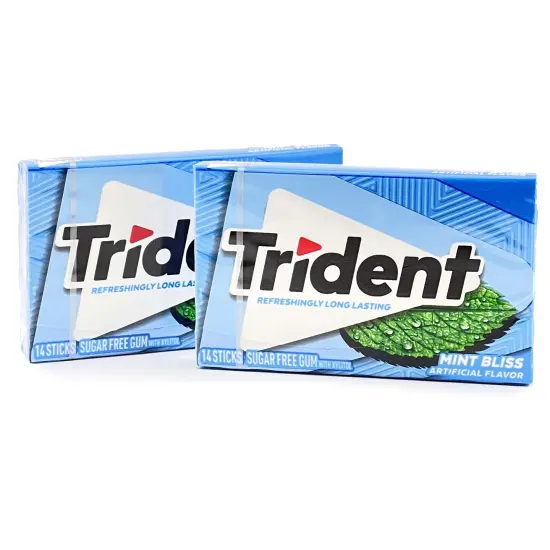 Trident Mint Bliss Gum (Sugar Free) | 12ct {3}
