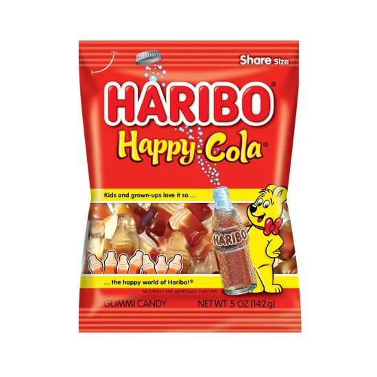Haribo Gummi Happy Cola Cola Gummi Candy 5 oz, 12 Ct, {1}