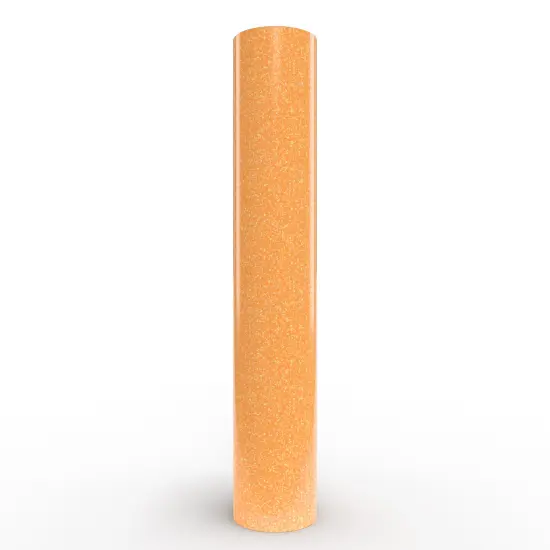 Siser&reg; Glitter Heat Transfer Vinyl, 11.8" x 60" Neon Orange {1}
