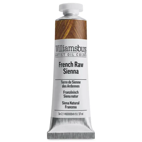 Williamsburg Handmade Oil Paint - French Raw Sienna, 37 ml tube {2}