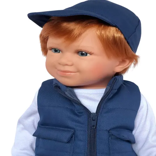 Meet John &ndash; Red Hair, Blue Eyes, Freckles, Vinyl Body with Tilt and Pose Head {3}