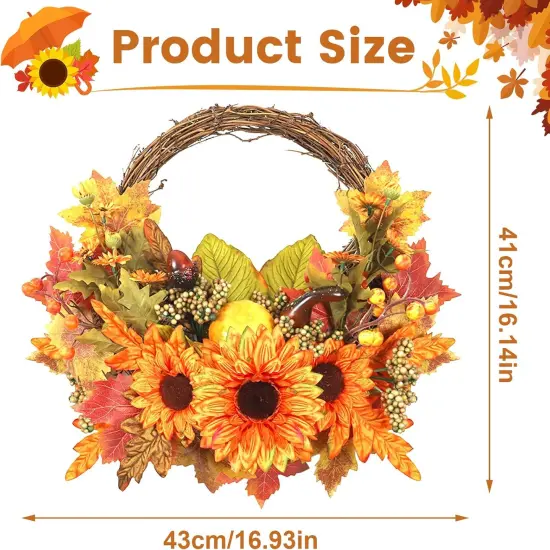 Small Fall Wreaths - 12 inch {2}